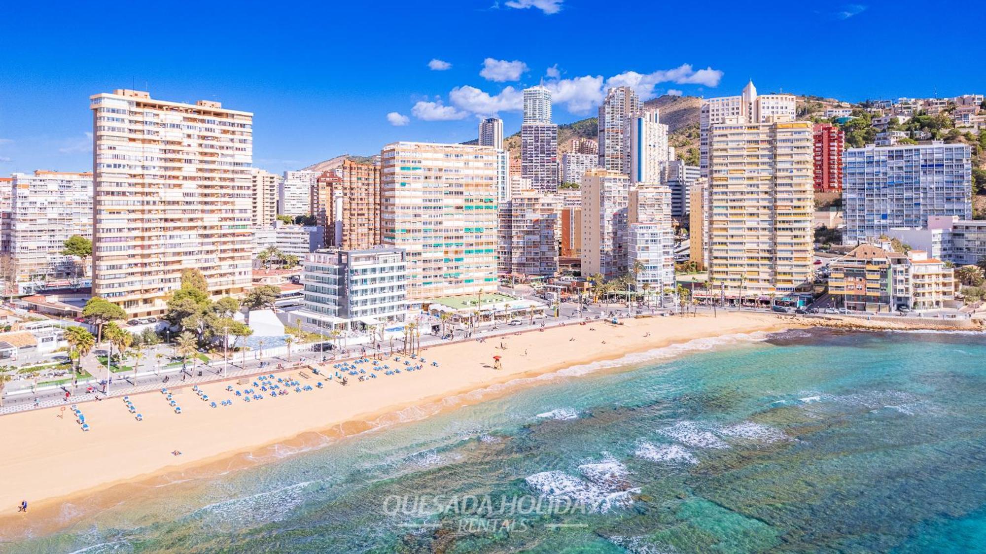 100Mts To Beach, Luxury Apartment Benidorm Encanto Экстерьер фото