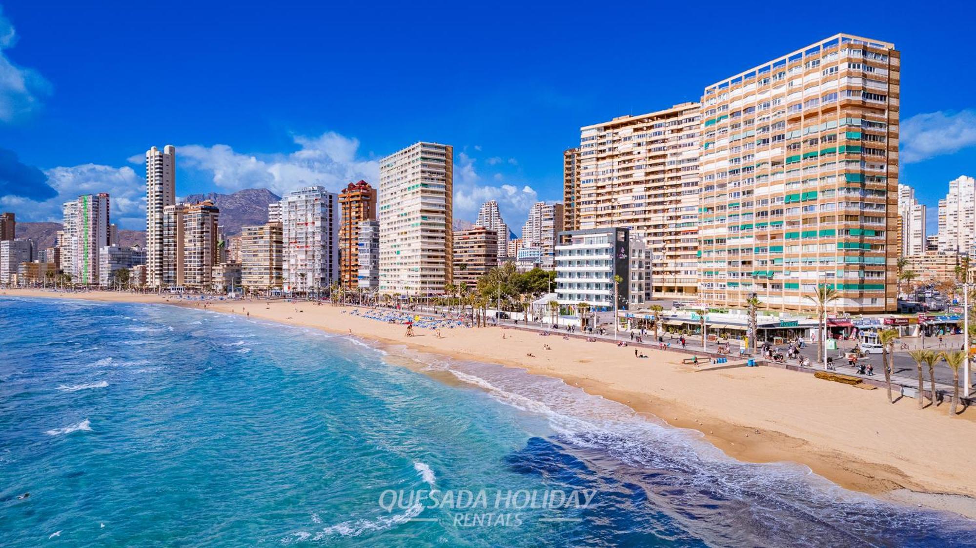 100Mts To Beach, Luxury Apartment Benidorm Encanto Экстерьер фото